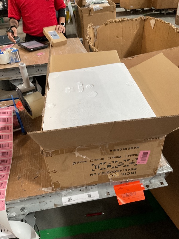 Photo 1 of ***MISSING PARTS***
FUMLTP 56inch Ceiling Fans with Lights and Remote/App Control, Dimmable LED, Reversible DC Motor, Noiseless, 6 Double-Side blades, 6 Speeds Low Profile Ceiling Fan for Indoor/Outdoor Use? Nickel?