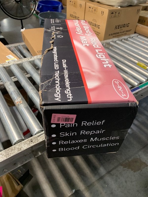 Photo 1 of ***FACTORY SEALED***OPENED TO VERIFY CONTENT**Adracy 2026 Upgraded Triple-Mode Red Light Therapy Mat for Full Body Pain Relief, FSA&HSA Eligible 72.0" x 33.4" Medical-Grade TPU Red Light Blanket with 2600 Dual-Wave (660nm & 850nm) LEDs