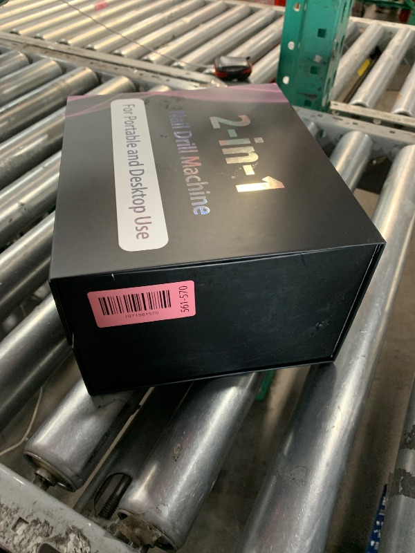 Photo 1 of ?Lumcrissy Professional Nail Drill ,Electric Nail File Machine Nails Drill Kit ,Rechargeable Drill Bit Nail File Buffer Tools for Salon Manicure Pedicure