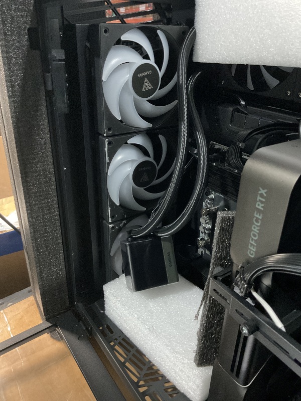 Photo 1 of * * PARTS ONLY, MISSING CPU AND MOTHER BOARD DAMAGED PINS.**ZOTAC MEK Gaming PC Desktop, NVIDIA GeForce RTX 5090 32GB GDDR7, AMD Ryzen 7 9700X Up to 5.5GHz, 32GB DDR5, 2TB NVMe SSD, 1200W 80+ Gold PSU, WiFi 7, Windows 11 Pro