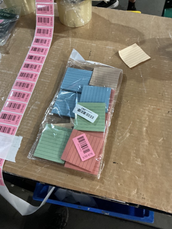 Photo 1 of (24 Pack) Lined Sticky Notes 3x3 in,Notepads with Lines,Ruled Stickies Super Sticking Power,Office School Memo Note Pads Vintage Colors,Post on Windows Doors,Recyclable,Easy to Write on