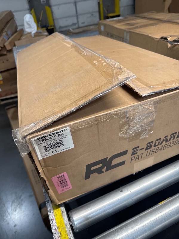 Photo 1 of ***PARTIAL SET - PRICE ADJUSTED*** Rough Country Power Running Boards for Chevy Silverado & GMC Sierra 1500/2500HD/3500HD (2019-2026) Crew Cab - Dual-Motor Electric Retractable Side Steps with LED Truck Step Lights