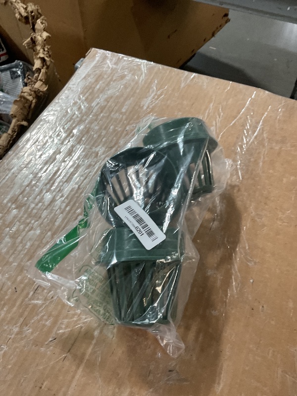 Photo 1 of (3-Pack) Calvana 4” Round Atrium Drain Grate Cover, Compatible with NDS 78A, Fits 4” Sewer and Drain Pipe Fittings, Perfect for Small Lawns, Landscaping, Patios, Extra Tough Polyethylene, Green