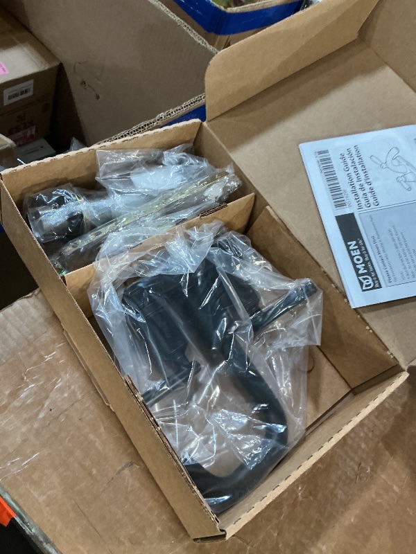 View 3 of ***MISSING PARTS***
Moen Gibson Two-Handle Centerset High Arc Modern Bathroom Faucet with Drain Assembly, Matte Black, 6150BL