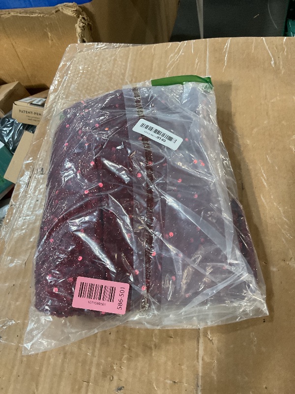Photo 1 of *medium* Madam Uniq Formal Dress Sequin Fishtail Sleeveless 1920s Gatsby Cocktail Prom Elegant Maxi Evening Gowns for Women (Wine,M)