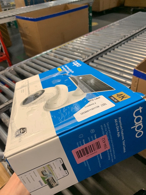 Photo 1 of ***MISSING PARTS***
Tapo 4K Outdoor Pan/Tilt Wireless Security Camera - Battery with Solar Charging, 360° Motion Track, 24/7 Capture, Person/Vehicle Detection, Subscription-Free Local Storage or Optional Cloud, C660 KIT