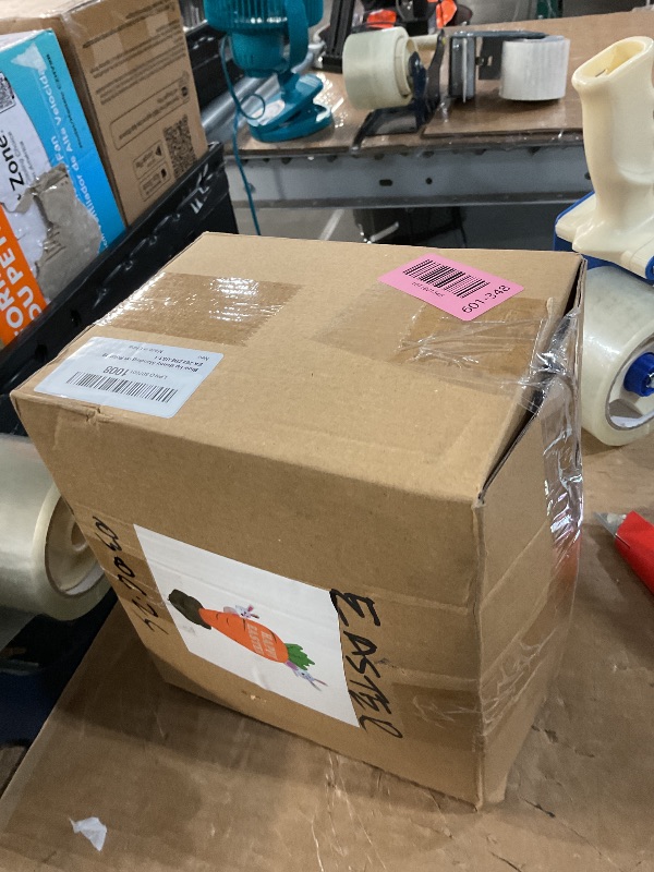 Photo 1 of [ Rotatable Bunny Carrot ]6Ft Lighted Easter Inflatable Outdoor Decorations, Blow Up Bunny with Built-in 4 LED Lights,Easter Blow up Yard Decorations for Indoor Outdoor Garden Lawn Holiday Party Decor