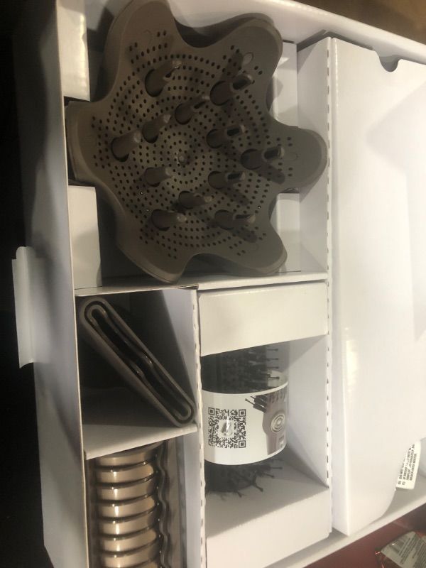 Photo 1 of ** DRYER IS BROKEN WHERE IT SWIVELS ** Shark SpeedStyle Pro Flex Professional Performance High-Velocity Hair Dryer System with Scalp Shield & IQ Speed Styling and Drying Suite, Lightweight, Ionic, No Heat Damage, Mocha Silver, HD542