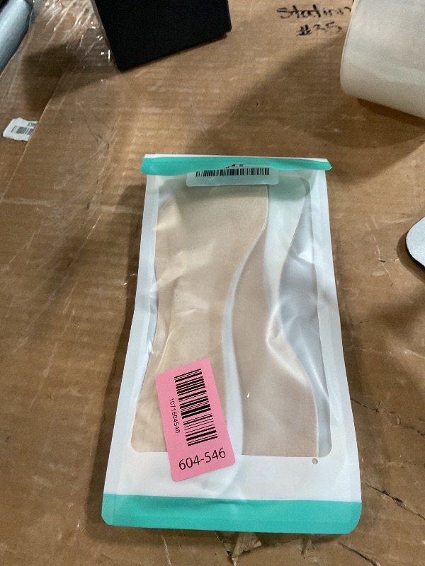 Photo 1 of (2 Pairs) Pigskin Non-Slip High Heel Cushion Inserts Arch Support, Shock & Sweat Absorption, Adhesive Shoe Insoles for Dress Shoes Flats Boots Sandals Relief Blister Callus Pain, Fits Women 5-8 Size