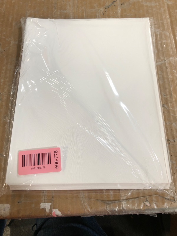 Photo 1 of ***STOCK IMAGE FOR REFERENCE***
40PCS 4mil Blank Mylar Stencil Sheets,24X12 inch Milky Translucent PET Blank Stencils Sheets,Template Material for Cutting Machines, Laser Cutting, Food-Safe Craft Plastic