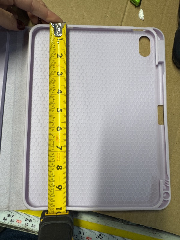 Photo 1 of ***STOCK PHOTO FOR REFERENCE ONLY***SEE PICTURES***Harvopu Keyboard Case Compatible with iPad Air 11-inch/Air 5th 4th Generation Case with Keyboard-Backlit Detachable, Folio Keyboard Cover with Pencil Holder for Air 11" M4/M3/M2, Air 5/Air 4 (Purple)