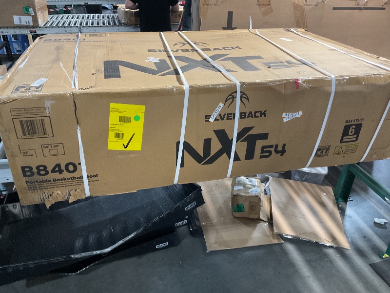 Photo 1 of ***FACTORY SEALED***Silverback NXT Portable Adjustable 10-ft Outdoor Basketball Hoop, 50" and 54" Basketball Goal Backboard Available - Assembles in 90 Minutes
