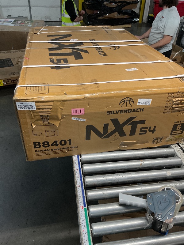 Photo 1 of ***FACTORY SEALED***Silverback NXT Portable Adjustable 10-ft Outdoor Basketball Hoop, 50" and 54" Basketball Goal Backboard Available - Assembles in 90 Minutes