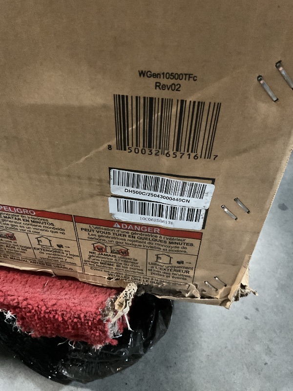 Photo 1 of ***FACTORY SEALED***OPENED TO VERIFY CONTENT**Westinghouse 13500 Peak Watt Tri-Fuel Home Backup Portable Generator, Remote Electric Start, Transfer Switch Ready, Gas, Propane, and Natural Gas Powered