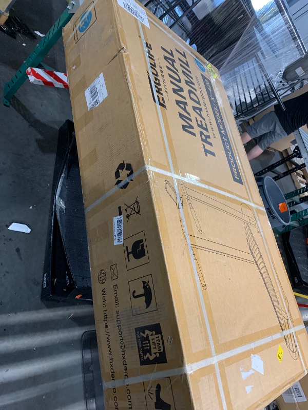 Photo 1 of ***FACTORY SEALED***ERGOLIFE Curved Treadmill with Non-Electric Motorized, 2-in-1 Folding Treadmill with APP for Home Workout, Compact Manual Walking Pad, Office Running Machine with LCD Display