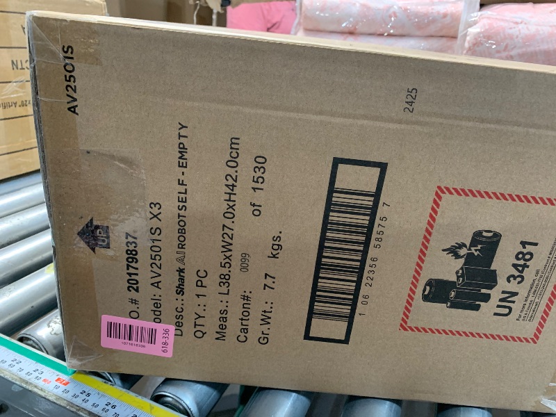 Photo 1 of ***FACTORY SEALED***Shark AV2501S AI Ultra Robot Vacuum, with Matrix Clean, Home Mapping, 30-Day Capacity HEPA Bagless Self Empty Base, Perfect for Pet Hair, Wifi, Dark Grey