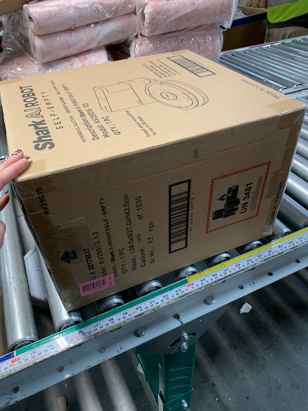 Photo 1 of ***FACTORY SEALED***Shark AV2501S AI Ultra Robot Vacuum, with Matrix Clean, Home Mapping, 30-Day Capacity HEPA Bagless Self Empty Base, Perfect for Pet Hair, Wifi, Dark Grey