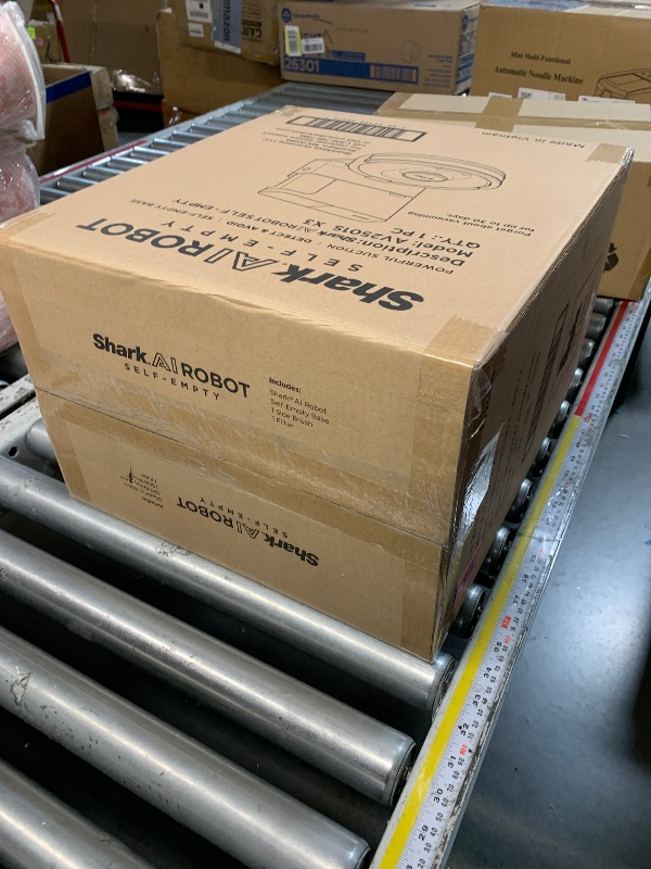 Photo 1 of ***FACTORY SEALED***Shark AV2501S AI Ultra Robot Vacuum, with Matrix Clean, Home Mapping, 30-Day Capacity HEPA Bagless Self Empty Base, Perfect for Pet Hair, Wifi, Dark Grey