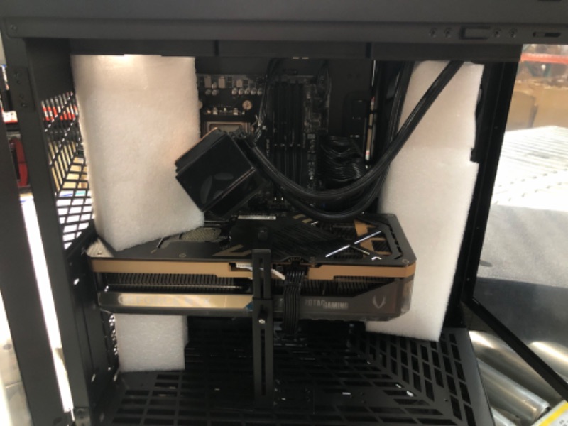 Photo 1 of ***MISSING PARTS - Missing RAM and Processor- PRICE ADJUSTED*** ZOTAC MEK Gaming PC Desktop, NVIDIA GeForce RTX 5090 32GB GDDR7, AMD Ryzen 7 9700X Up to 5.5GHz, 32GB DDR5, 2TB NVMe SSD, 1200W 80+ Gold PSU, WiFi 7, Windows 11 Pro