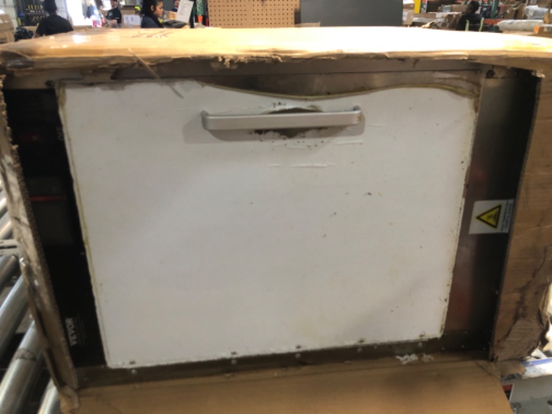 Photo 1 of ***DAMAGED - SEE NOTES/PICTURES*** VEVOR Electric Hot Box Food Warmer, 5-Tier Commercial Warming Cabinet with Water Tray, Single-Door and Adjustable Shelves, Stainless Steel Food Warmer Cabinet, for Restaurant, Kitchen, Pizza, Chicken