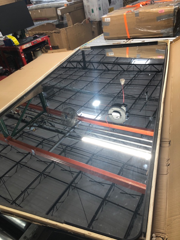 Photo 1 of **MIRROR HAS SOME MINOR SCRATCHES**HARRITPURE 80"x40" Oversized Full Length Mirror - Rectangular Black Aluminum Frame Floor Mirror with Stand for Bedroom, Living Room, Cloakroom, Full Body Reflection