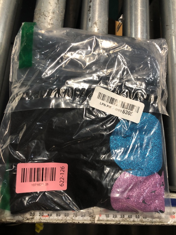 Photo 1 of ***DAMAGED - SEE NOTES/PICTURES*** Earlymemb Womens Glitter Bunny Squad V Neck Shirt Easter Day Funny Rabbit Graphic Tee Spring Holiday Family Matching Short Sleeve Tops(L,V-G-Black)
