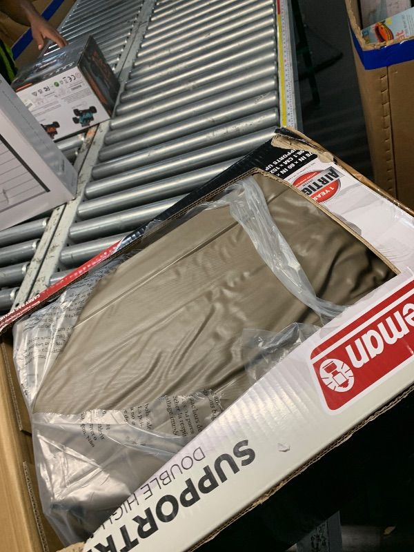 Photo 1 of ***no air pump*** Coleman SupportRest Double-High 18" Queen Air Mattress | Indoor and Outdoor Raised Airbed with 120V Rechargeable Air Pump | Blow Up Air Mattress for Camping