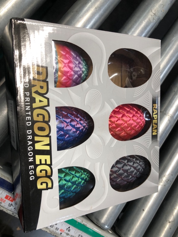 Photo 1 of ***MISSING PARTS*** Rapean 8" 3D Printed Dragon Eggs, Easter Basket Stuffers for Kids and Teens, Unique Easter Toys & Decor for Children, Mysterious Dragon Toys Gifts for Boys & Girls (6 Pack)
