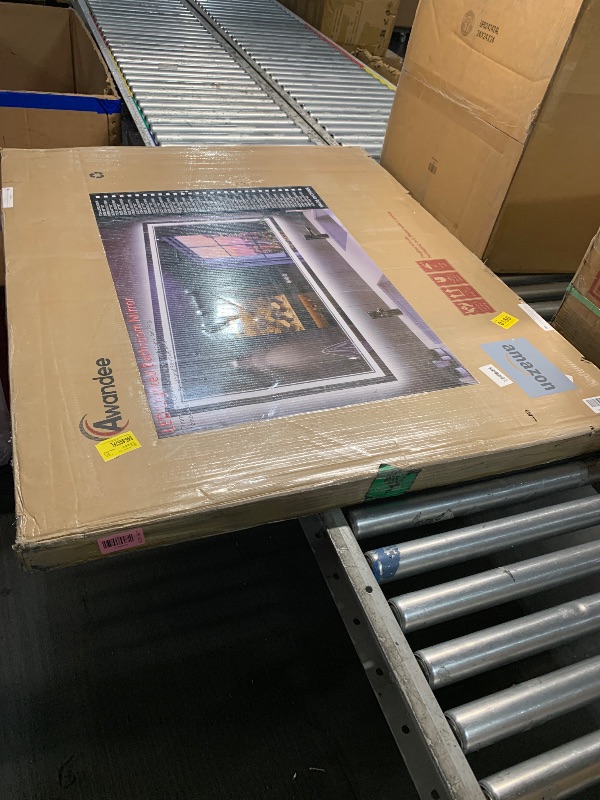 Photo 1 of ***FACTORY SEALED***
Amorho LED Bathroom Mirror 48''X40'' with Front and Backlit, Stepless Dimmable Wall Mirrors with Anti-Fog, Shatter-Proof, Memory, 3 Colors, Double LED Vanity Mirror, ETL Listed