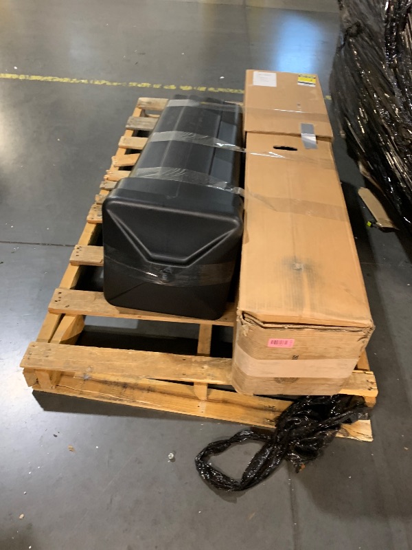 Photo 1 of ***DAMAGED, SEE NOTES***
***PARTIAL SET (BIN ONLY) - PRICE ADJUSTED***
***TRUCK/TRAILER PICKUP ONLY***
Upgraded 10% Crosslink Fleck 5600SXT Metered On Demand 48k 48,000 grain Loaded tank, complete system with brine tank and 1" bypass, durable 10% upgraded