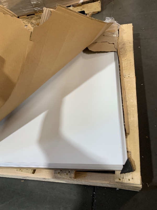 View 2 of ***MISSING HARDWARE***
***TRUCK/TRAILER PICKUP ONLY***
VIZ-PRO Double-Sided Magnetic Mobile Whiteboard, 72 x 40 Inches, Rolling Dry Erase Board Easel Stand on Wheels with Aluminium Frame for School Office Home