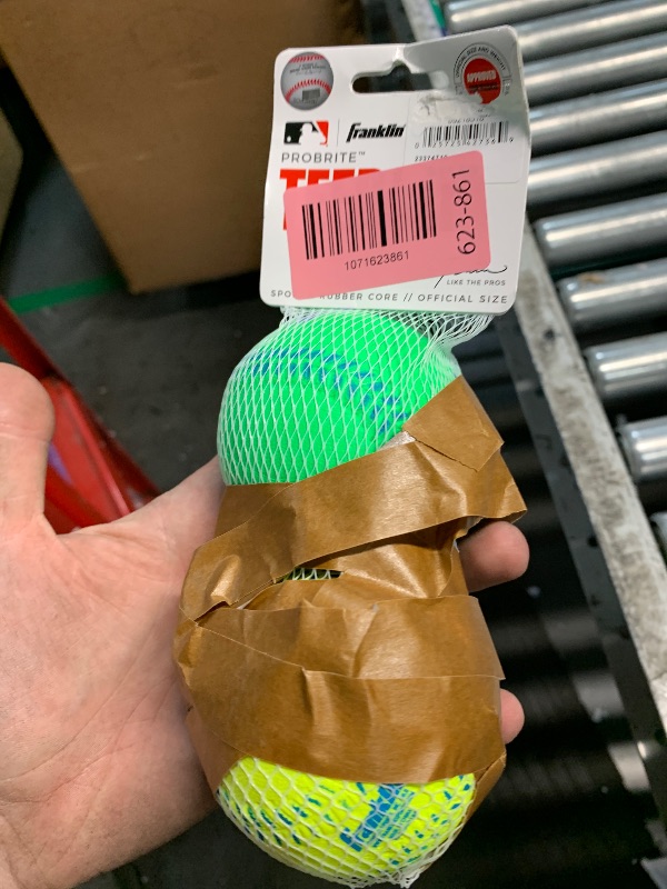 Photo 1 of ***MISSING PARTS***
Franklin Sports Rubber Baseballs - Pro Brite Soft Rubber Tball + Baseball Balls - Practice Kids Teeballs + Baseballs - Sponge Rubber Balls - 3 Pack