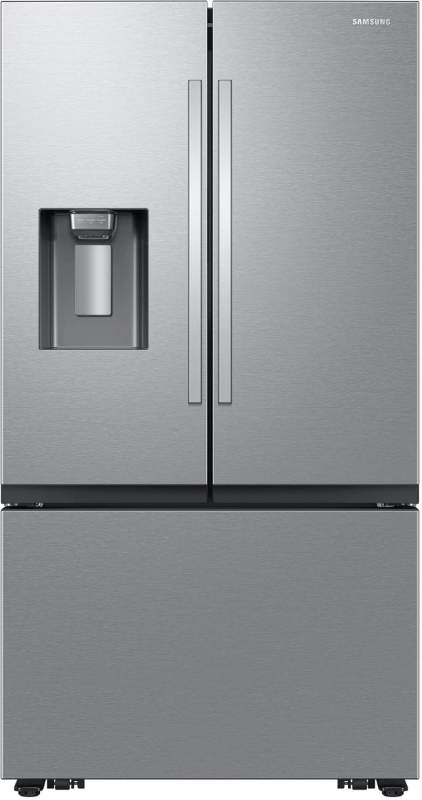 View 1 of ***DAMAGED DURING SHIPMENT******TRUCK/TRAILER PICKUP ONLY***Samsung Bespoke AI 36" 30.5 Cu. Ft. Fingerprint Resistant Stainless Steel French Door Refrigerator with External Water & Ice Dispenser