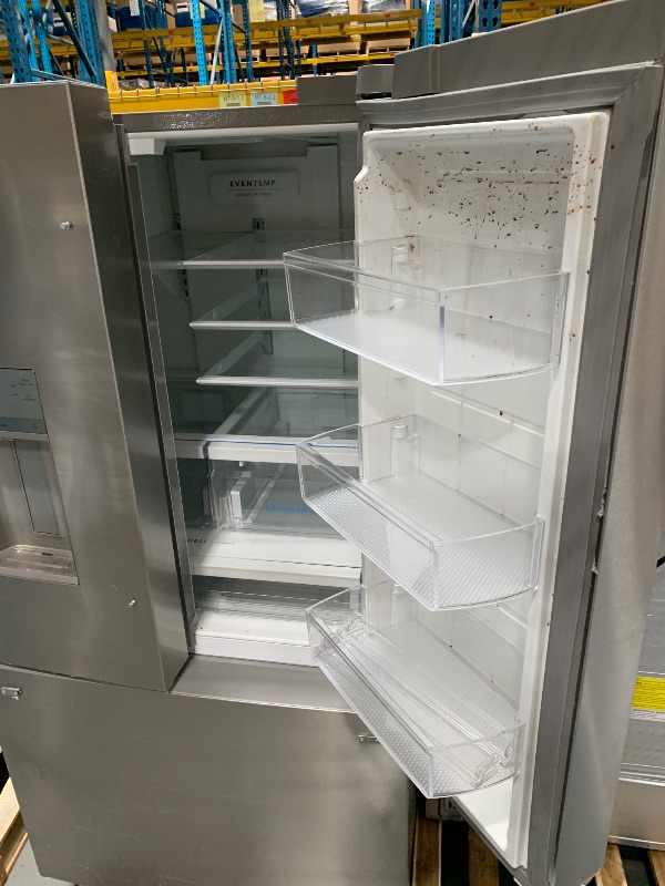 View 4 of ***DAMAGED DURING SHIPMENT******TRUCK/TRAILER PICKUP ONLY***Frigidaire FRFC2323AS 36 inch Counter-Depth French Door Refrigerator with 22.6 Cu. Ft. Capacity, Sabbath Mode, Energy Star, in Stainless Steel