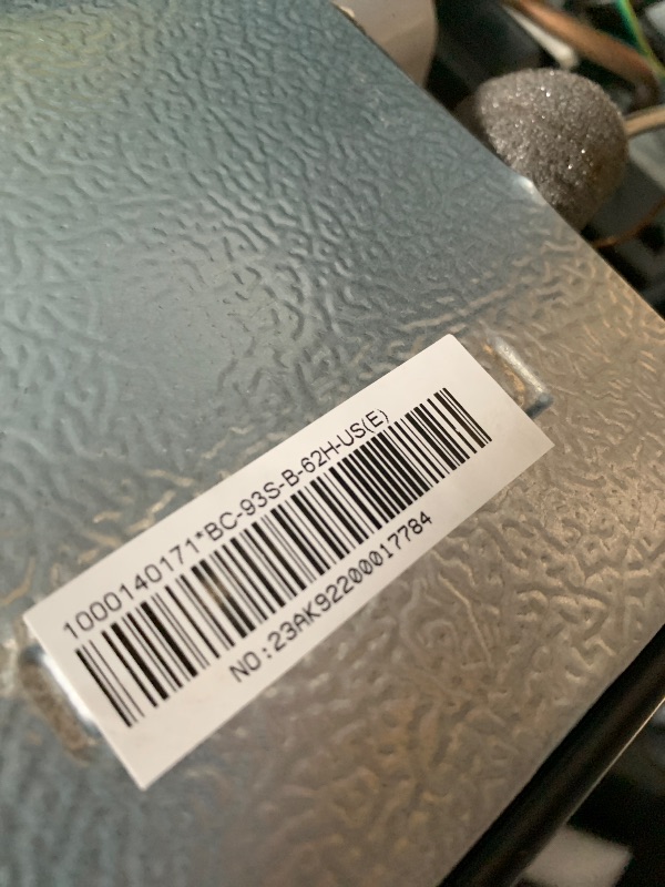 View 3 of ***DAMAGED DURING SHIPMENT******TRUCK/TRAILER PICKUP ONLY***3.3 cu. ft. Mini Fridge in Stainless Look