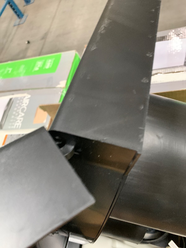 Photo 1 of ***DAMAGED DURING SHIPMENT******TRUCK/TRAILER PICKUP ONLY***AIRCARE Valiant Digital Whole-House Console-Style Evaporative Humidifier (Brushed Nickel)