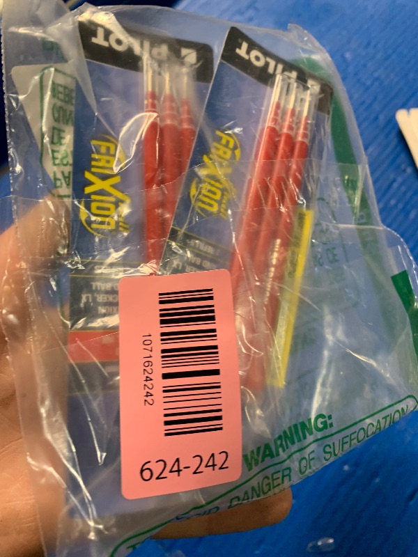 Photo 1 of ***MISSING PARTS***
Pilot Gel Ink Refills for FriXion Erasable Gel Ink Pen, Fine Point, Red Ink, Total of 9(77332)