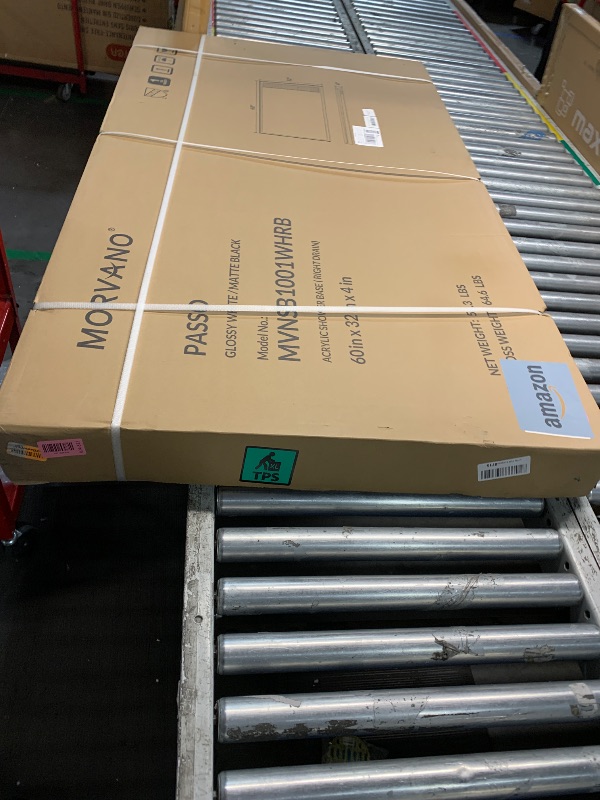 Photo 1 of ***FACTORY SEALED***
MORVANO 32 x 60 Shower Base with Right Drain and Removable Stainless Cover,Shower Pan Kit Non-Slip in White