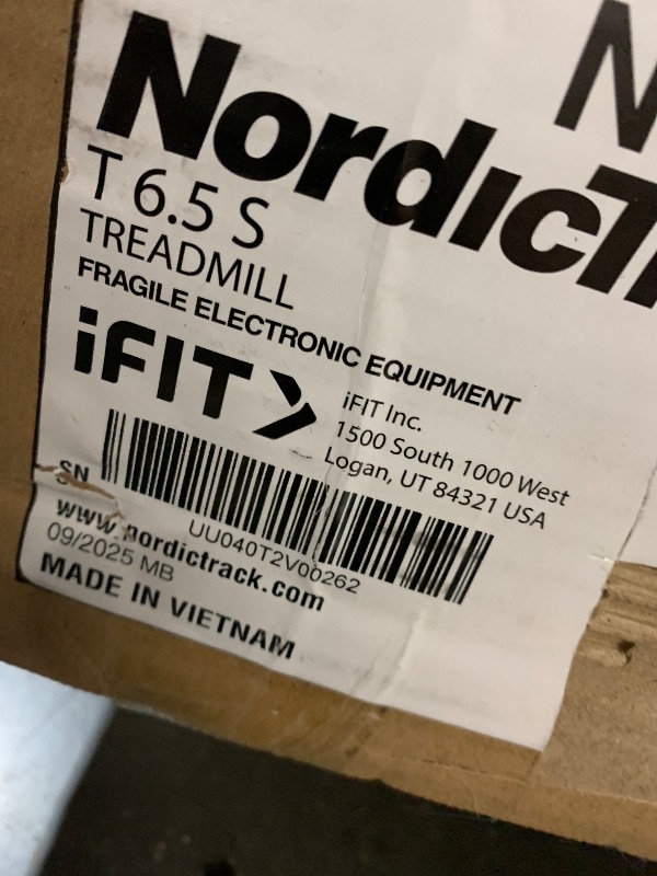 View 2 of ***FACTORY SEALED***
***TRUCK/TRAILER PICKUP ONLY***
NordicTrack T 6.5 S; Treadmill for Running and Walking with 5” Display and SpaceSaver Design