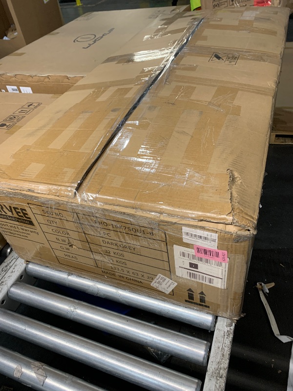 Photo 1 of ***PARTIAL SET (BOX B) - PRICE ADJUSTED***
***STOCK PHOTO FOR REFERENCE ONLY (IMAGE MIRRORED)***
GarveeLife Couches for Living Room, 84'' L-Shaped Sectional Sleeper Sofa with Pull Out Bed, Comfy Sofa Bed with Charging Ports and Storage Armrests, Dark Grey