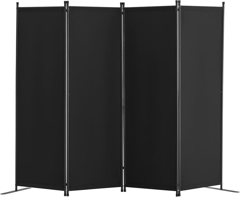 Photo 1 of ***MISSING HARDWDARE***
***STOCK PHOTO FOR REFERENCE ONLY***
Room Divider, 6 Panel Room Dividers and Folding Privacy Screens, Fabric Partition Room Dividers for Office, Bedroom, Dining Room, Study, Freestanding, Black