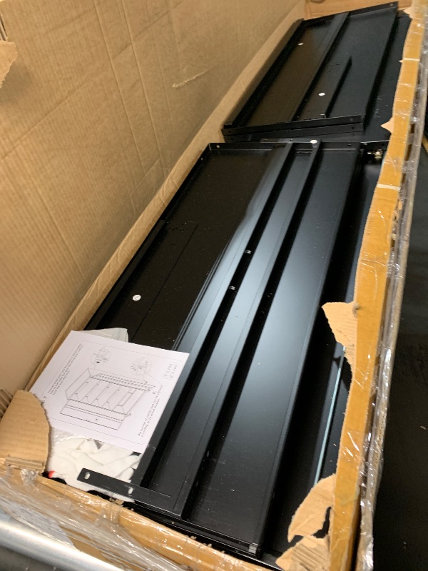 Photo 1 of ***TRUCK/TRAILER PICKUP RECOMMENDED***
not complete
INTERGREAT Metal Storage Cabinet with Wheels, 73" H Rolling Metal Cabinets with Doors and Shelves, Black Steel Lockable Cabinet on Wheels for Garage Storage