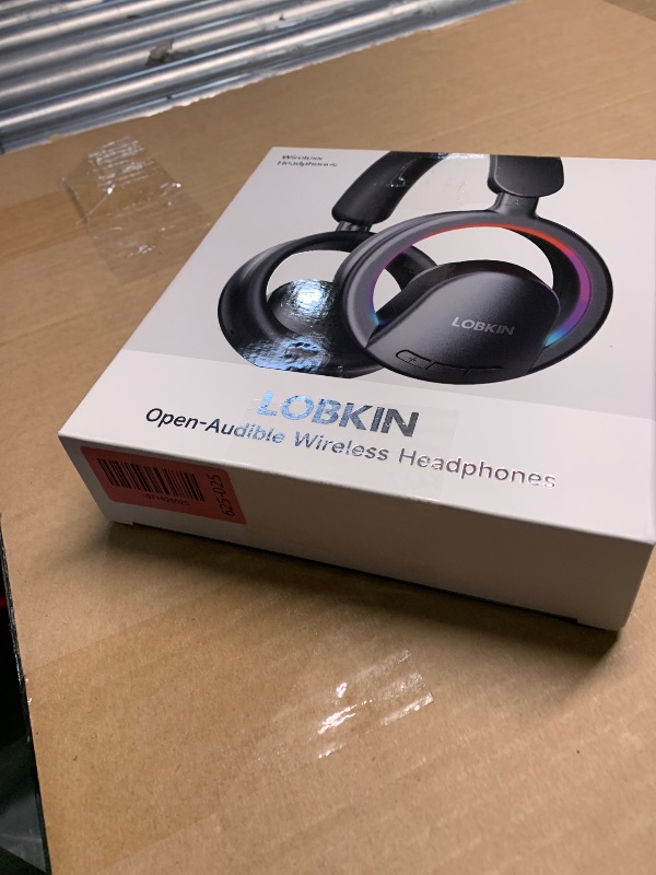 Photo 1 of ***MISSING PARTS***
LOBKIN Open Ear Headphones, Bluetooth 6.0 Wireless Headset with Mic Detachable, Adjustable RGB Lights, Voice Assistant Comfortable Breathable Safe Lightweight Over Ear Headphones for Working Gaming