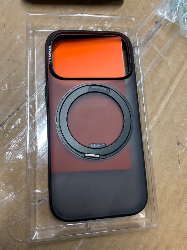 Photo 1 of ***STOCK PHOTO FOR REFERENCE ONLY***TORRAS Ostand Q3 Air for iPhone 17 Pro Case 6.3'' with Stronger Magnetic Stand, Fit for Magsafe, Airbags Miltary Protection, Camera Control for iPhone 17 Pro Case, Shockproof & Stylish,