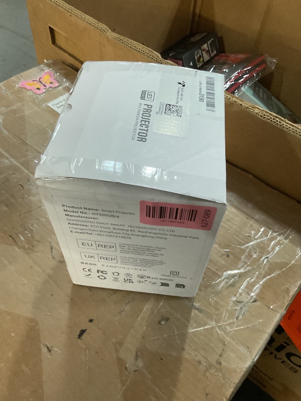 Photo 1 of ?Electric Focus?Magcubic Mini Projector 4K Support, Portable Projector with WiFi 6 and Bluetooth 5.4, Smart Proyector, 5W Soundbase Speaker, 180°Rotation for Home Theater