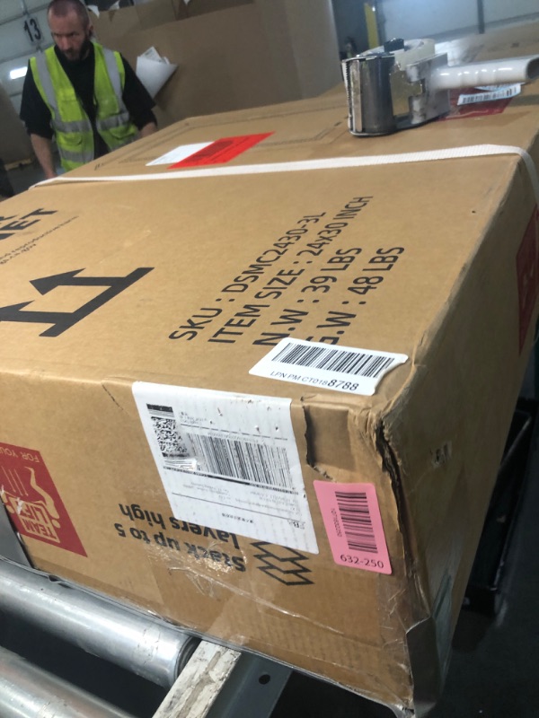 Photo 1 of ***FACTORY SEALED OPENED FOR INSPECTION****SGTLCNG LED Medicine Cabinet Mirror, 24x30 Inch Bathroom Storage, Recessed/Wall Mount, Plug-in/Hardwired, 3 Color Dimmable Light, Anti-Fog, Time Temp Display, Left Hinge