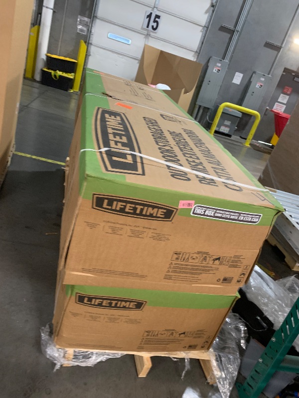Photo 1 of ***FACTORY SEALED***Lifetime 20 x 8 Ft. Outdoor Storage Shed with Steel Reinforced HDPE Walls, Lockable Doors, Windows, Skylights, Adjustable Shelving, Slip?Resistant Floor, UV?Protected Backyard Shed
