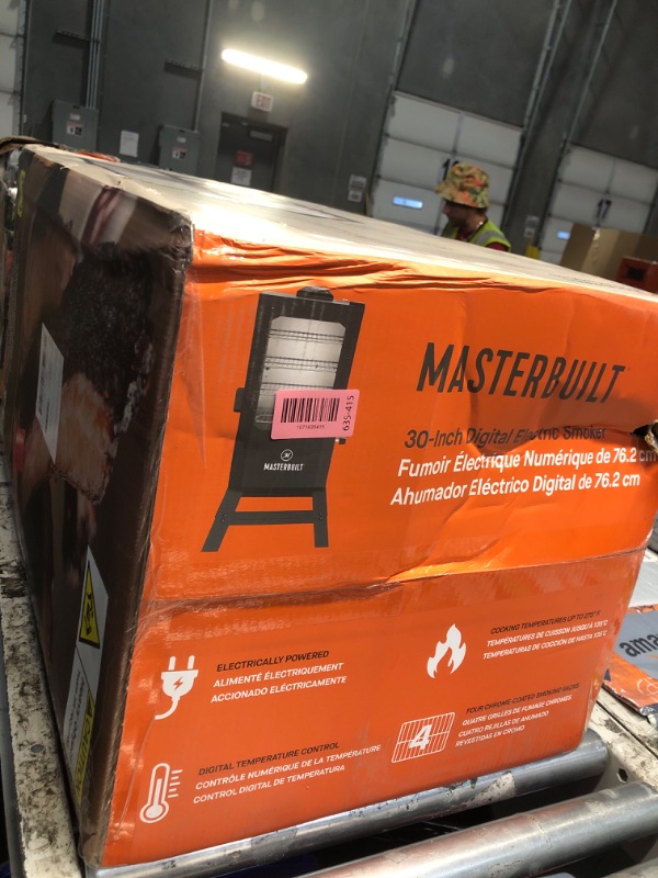 Photo 1 of ***PARTS ONLY*** Masterbuilt® 30-inch Digital Electric Vertical BBQ Smoker with Leg Kit, Side Wood Chip Loader and 710 Cooking Square Inches in Black, Model MB20070421