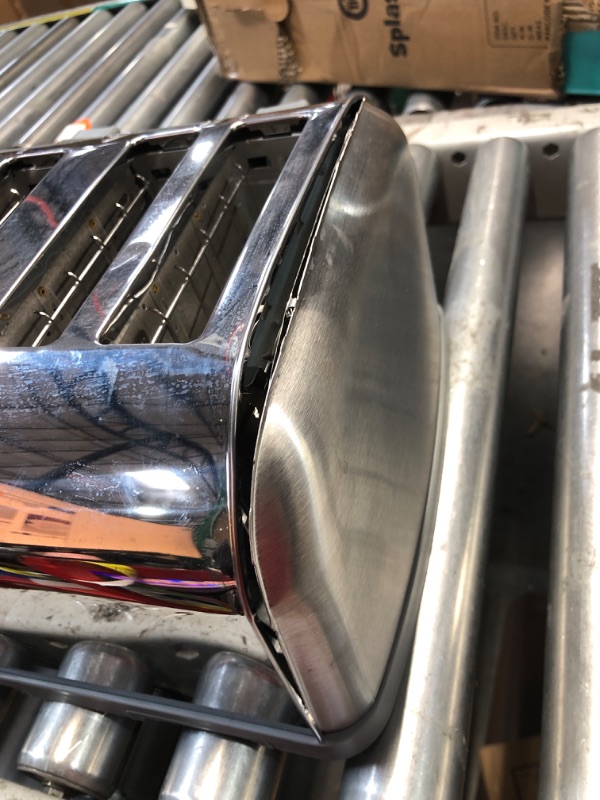 Photo 1 of ***DAMAGED - SEE NOTES/PICTURES***Toaster 4 Slice Retro Stainless Steel,Best Prime 4 Slice Toaster Wide Solt with 7 Shade Settings, Perfect for Waffles, Bagels and More Lainsten T-527