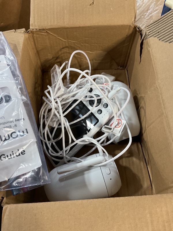 Photo 1 of ***MISSING PARTS***
Momcozy BM04 Smart WiFi Baby Monitor with 2 Cameras, 5’’ 1080P Split Screen Video Baby Monitor with Camera and Audio, Clear Night Vision, 5000mAh Battery, 2-Way Audio